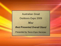 Best Presented Overall Stand | Australian Great Outdoors Expo | Moe VIC | 2009